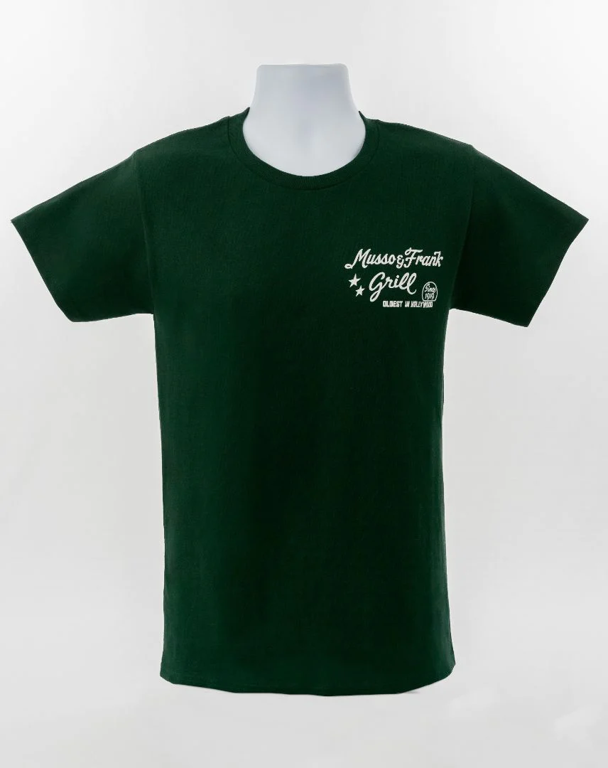 musso and frank green tshirt